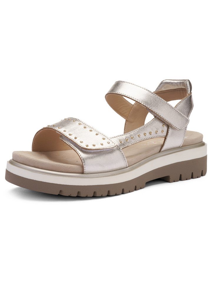 Ara Damen Sandale Malaga Sandale (PLATIN11)