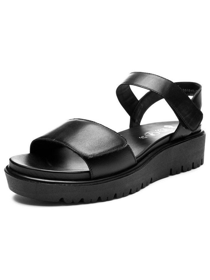 Ara Damen Sandalette Bilbao Keilsandalette (schwarz)