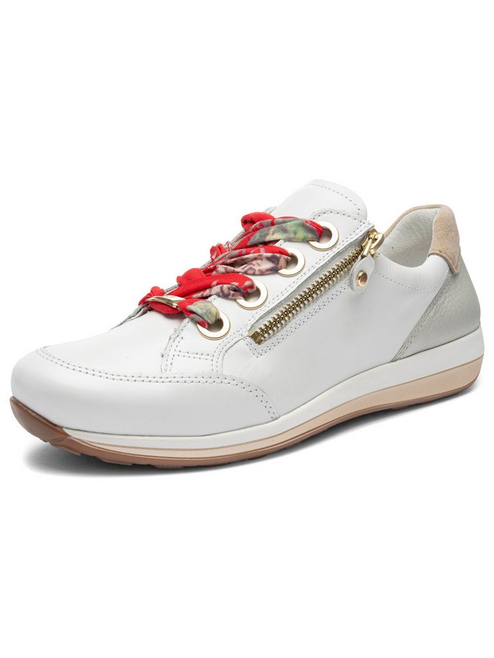 Ara Damen Schnürer Osaka Schnürschuh (weiß/braun)