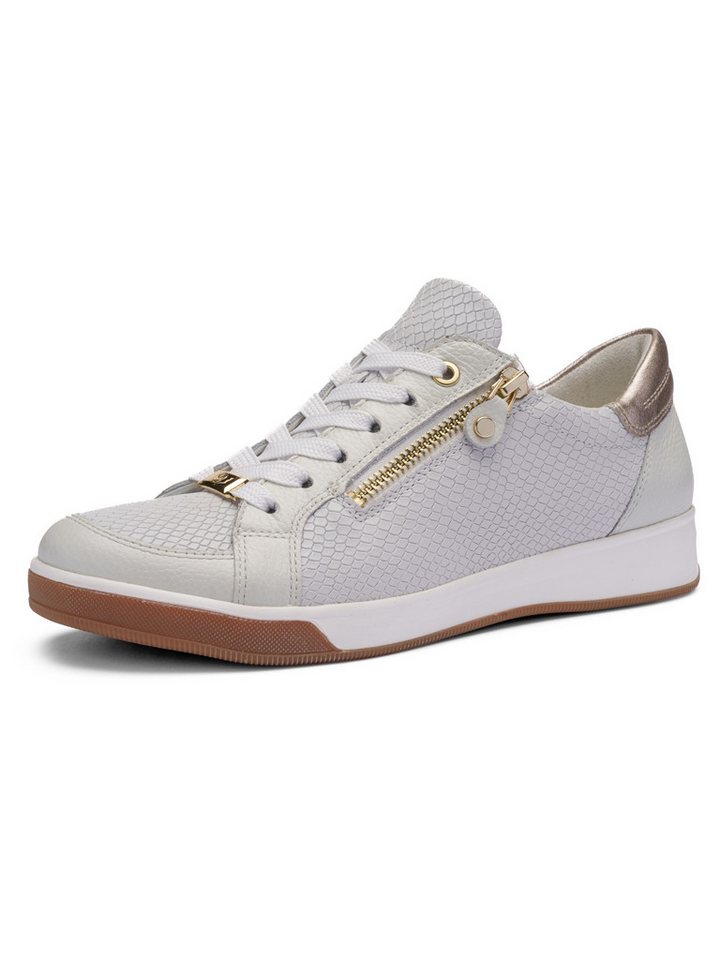 Ara Damen Schnürschuh Rom Sneaker (weiß)