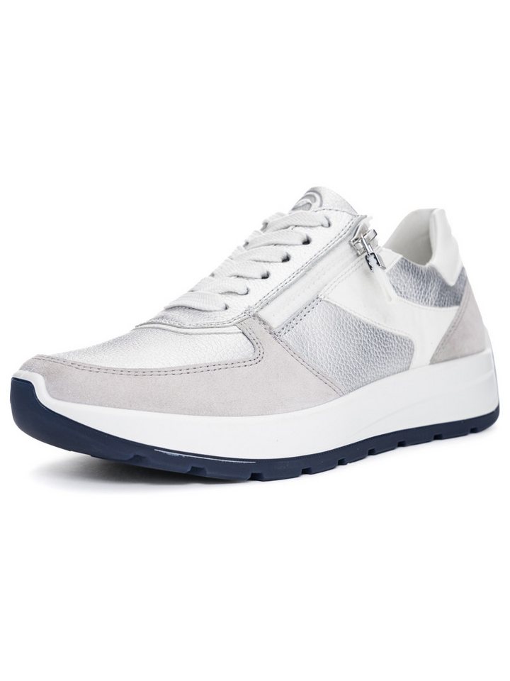 Ara Damen Sneaker New York Sneaker (silber/weiß)
