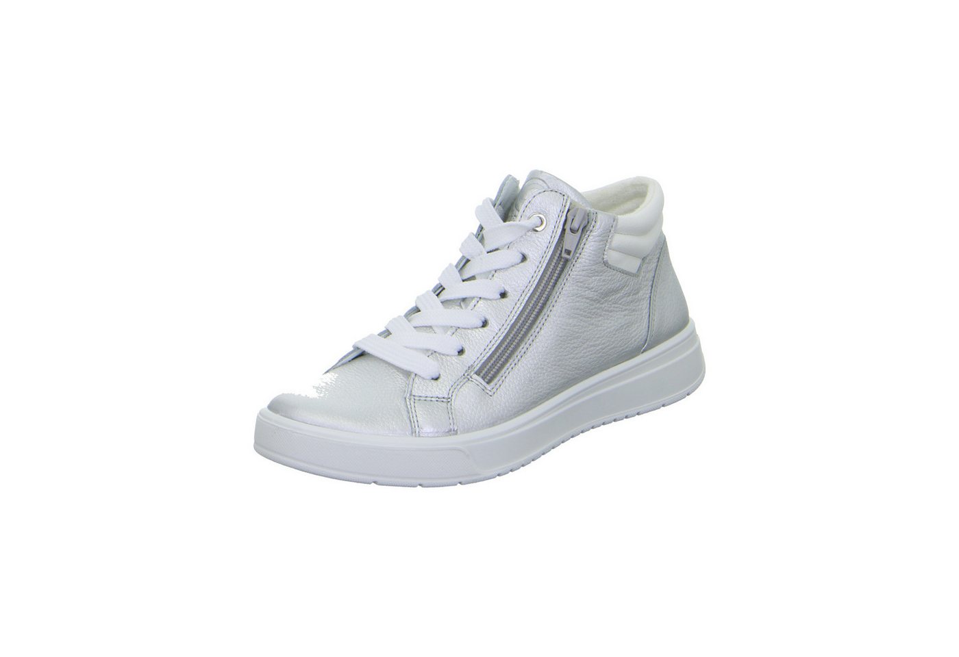 Ara Damen Sneaker Rom Sneaker (silber/weiß)