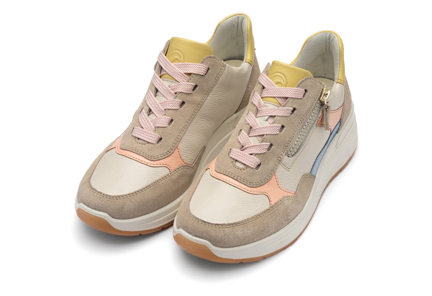 Ara GARDA Keilsneaker, Plateausneaker, Keilsneaker mit Wechselfußbett in H-Weite (pastellfarben)