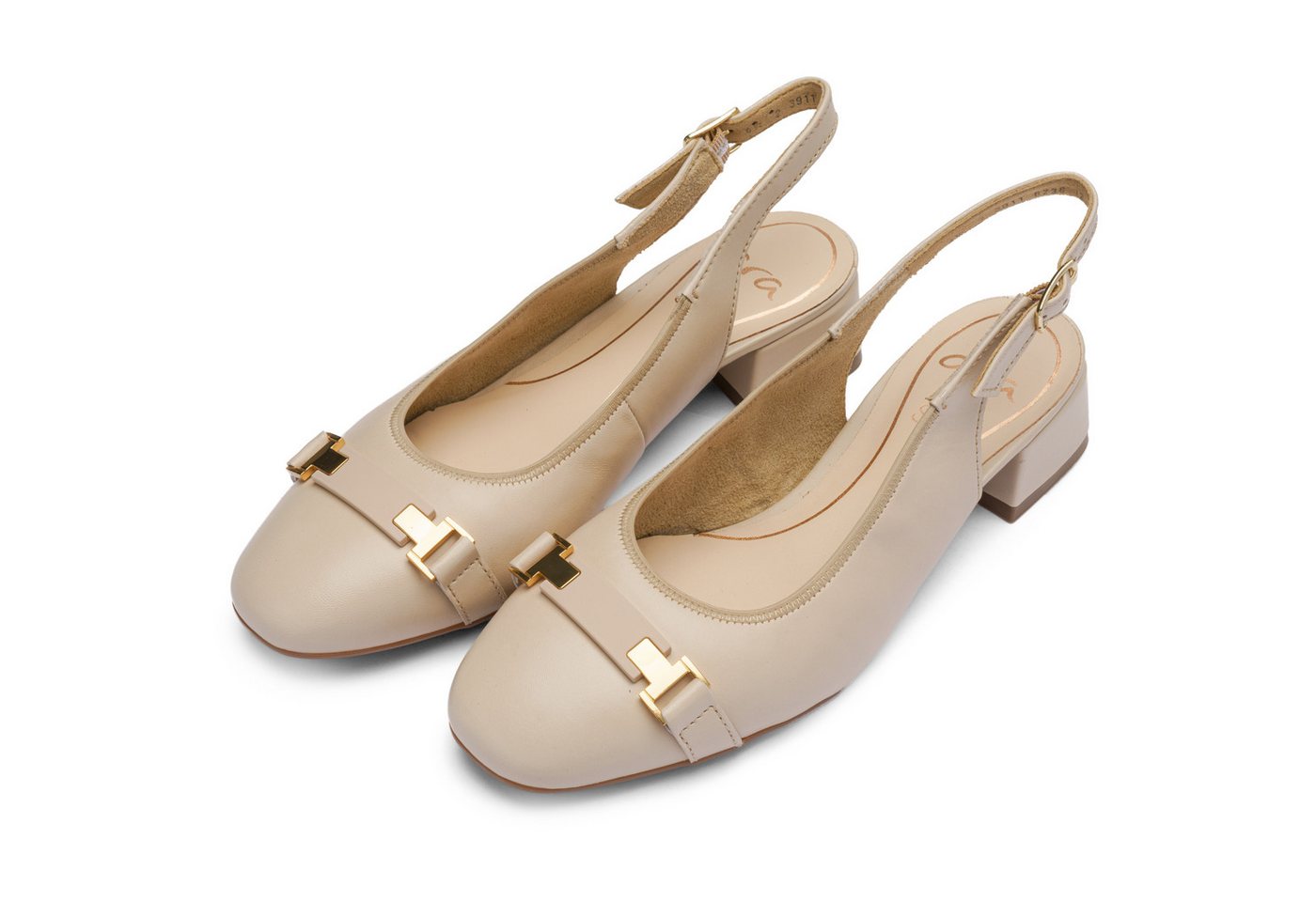 Ara GRAZ Slingpumps, Blockabsatz, Businessschuh, mit verstellbarer Schnalle, H-Weite