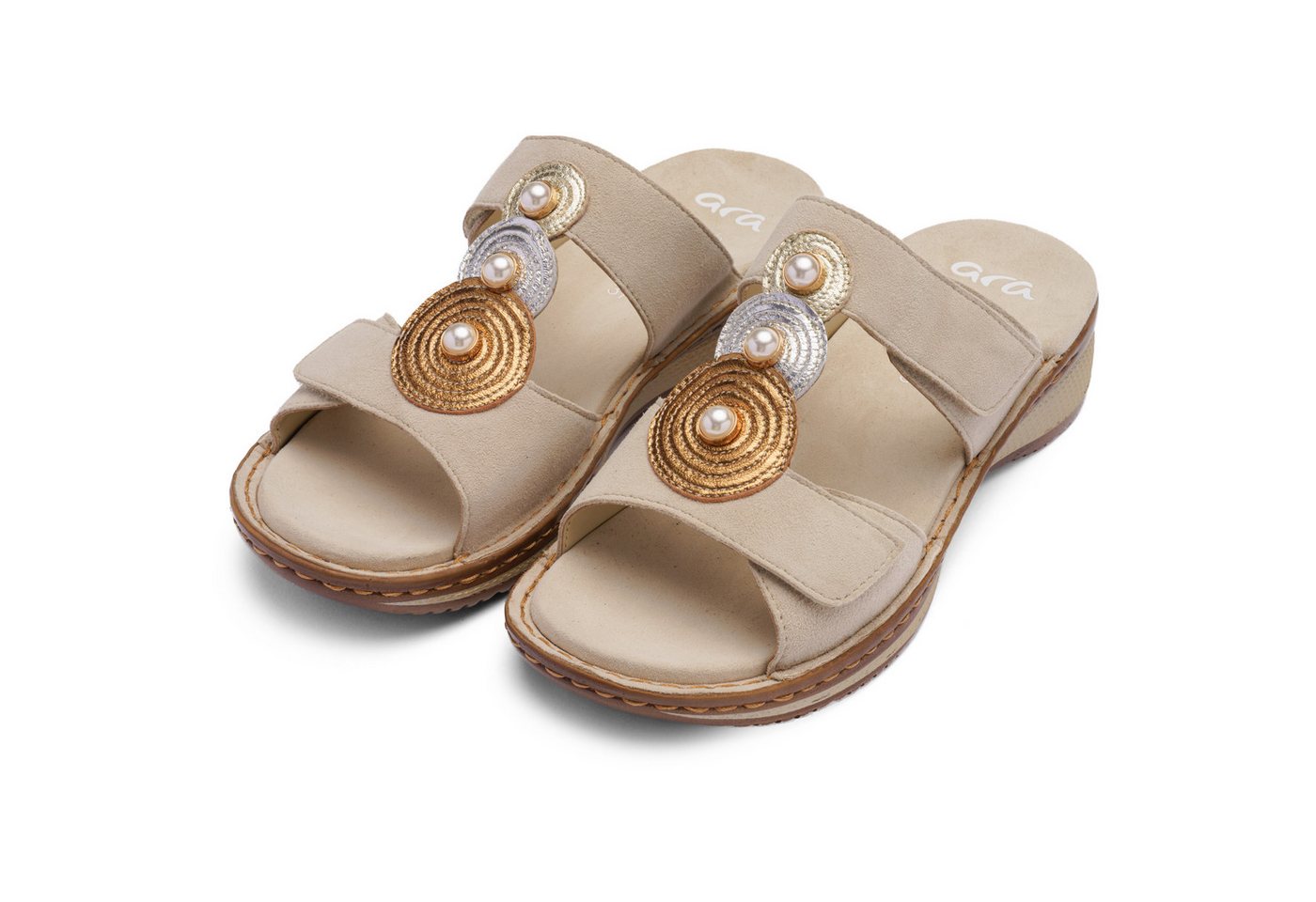 Ara HAWAII Pantolette Keilabsatz, Schlupfschuh, Bequemschuh in Weite G (weit)