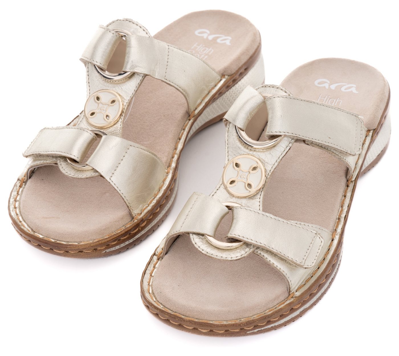 Ara HAWAII Pantolette, Sommerschuh, Sandale mit Keilabsatz