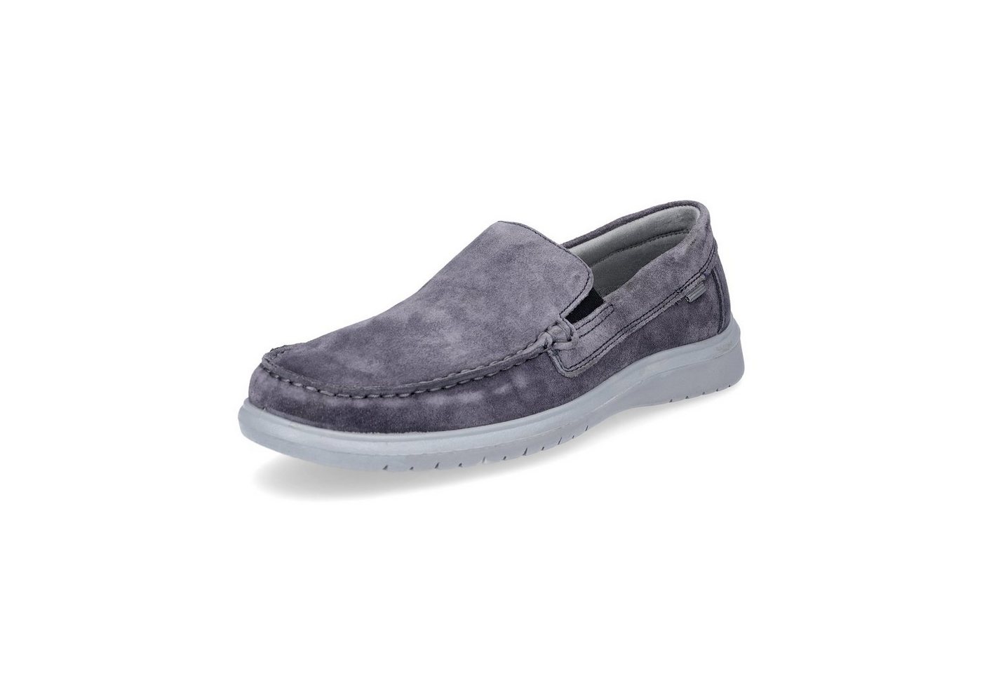 Ara Herren Leder Slipper grau Slipper