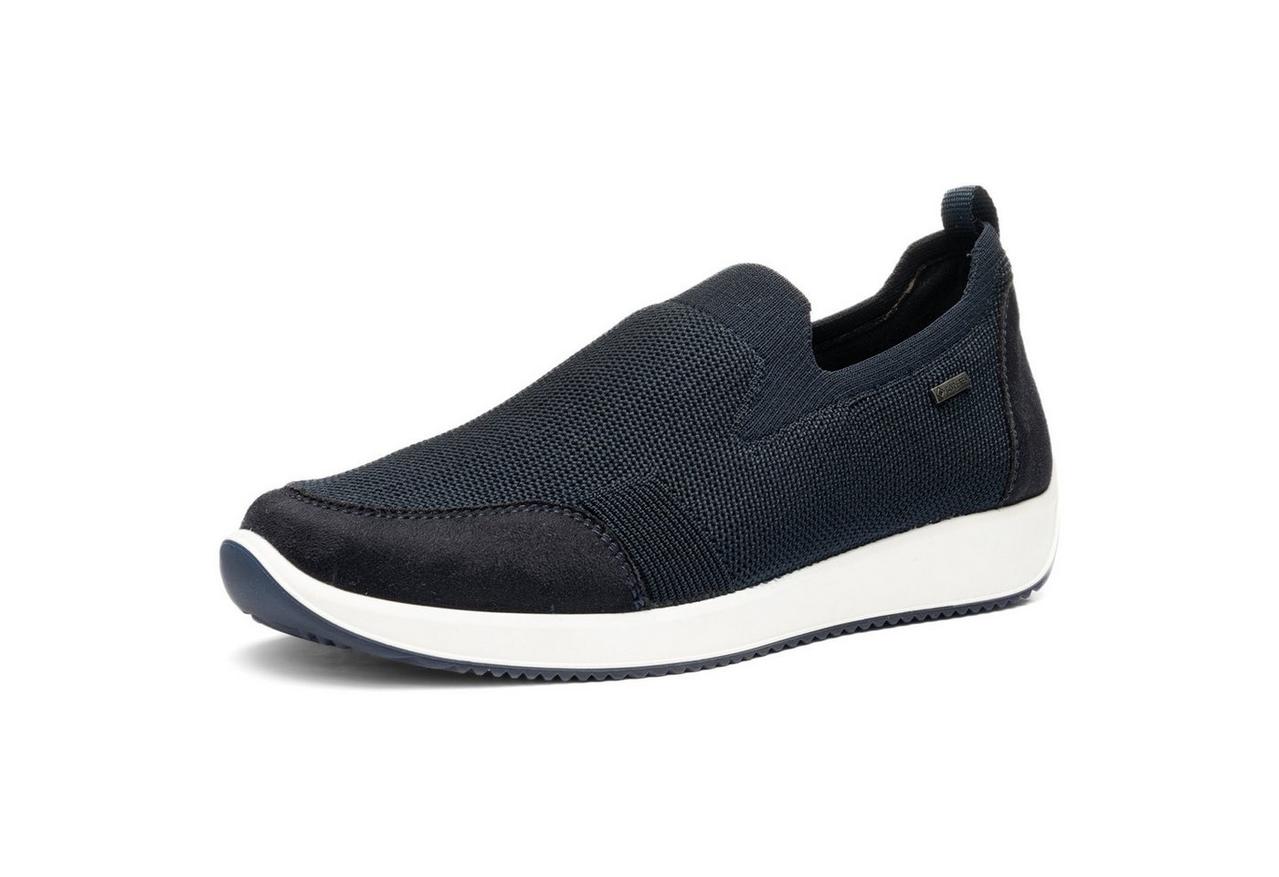 Ara LISSABON Slip-On Sneaker Slipper, Sneaker in Komfortweite G (weit) (blau)