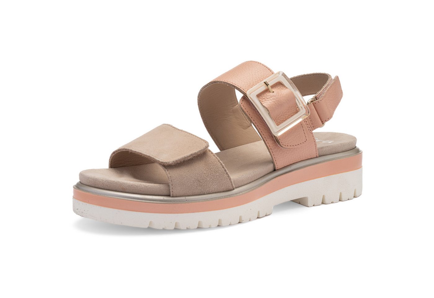 Ara MALAGA Keilsandalette Keilabsatz, Plateau, Riemchensandalette in bequemer Weite G (weit)