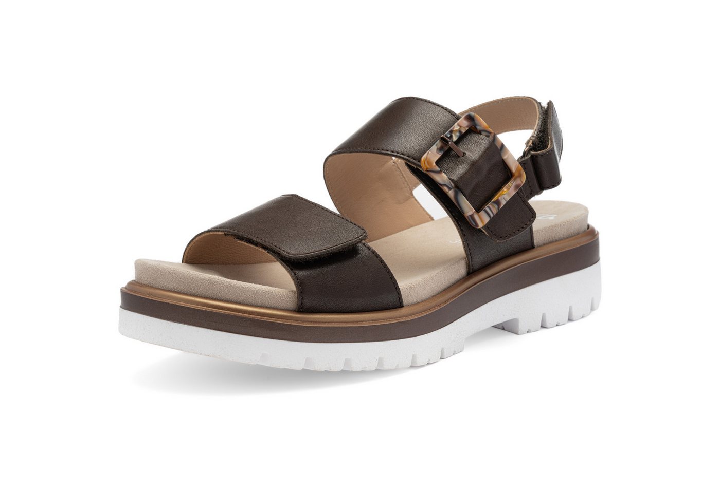 Ara MALAGA Keilsandalette Keilabsatz, Plateau, Riemchensandalette in bequemer Weite G (weit)
