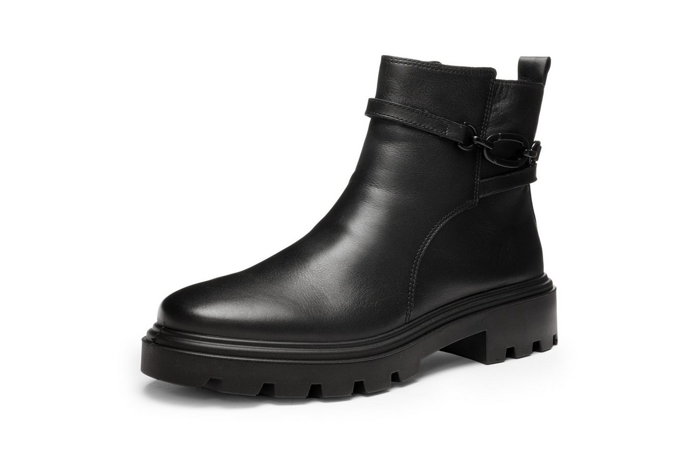 Ara MANCHESTER Stiefelette Biker Boots, Stiefel in Komfortweite H (sehr weit) (schwarz)