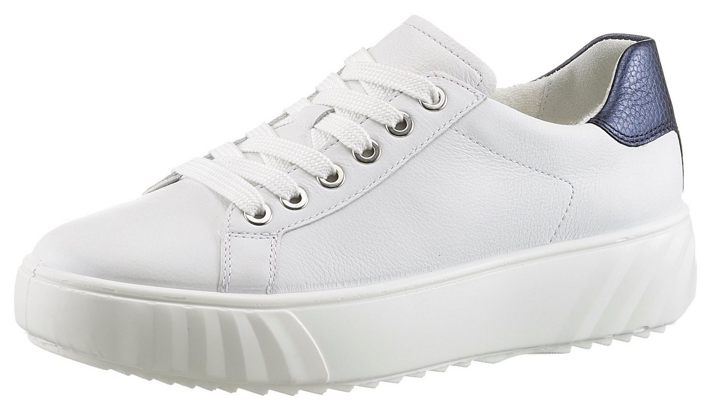 Ara MONACO Plateausneaker, Freizeitschuh, Halbschuh, Schnürschuh, mit Wechselfußbett, H-Weite