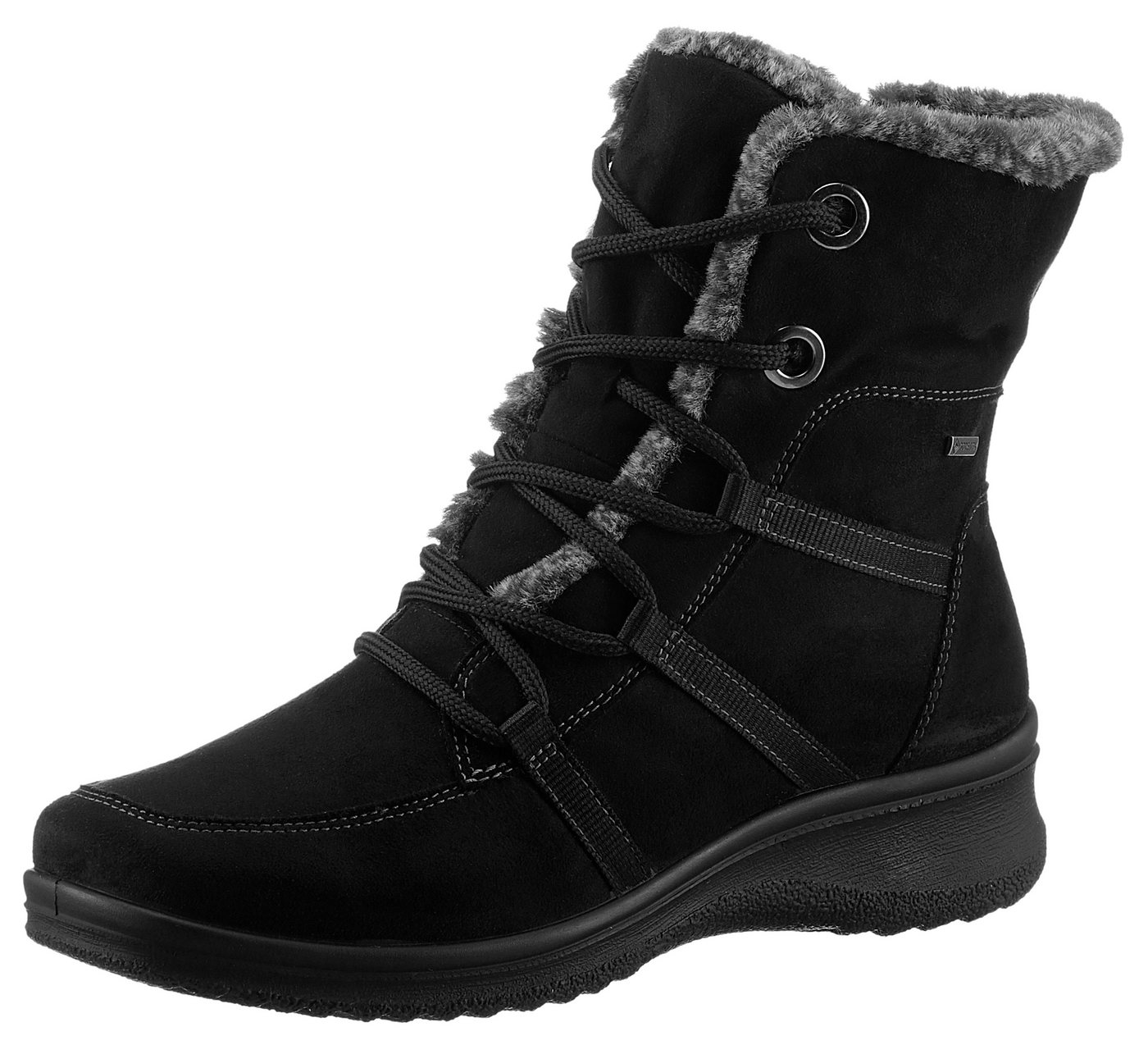 Ara MÜNCHEN Winterboots, Schnürboots, Winterstiefelette in Komfortweite H = sehr weit