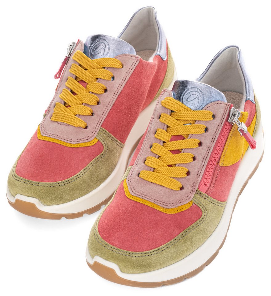 Ara NEW YORK Keilsneaker, Pride Sneaker, Schnürschuh in Komfortweite H (sehr weit)