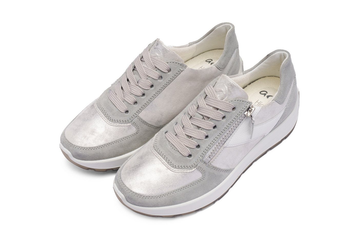 Ara NEW YORK Plateausneaker Plateau, Freizeitschuh, Halbschuh, Schnürer, Kontrastbesätze, H-Weite