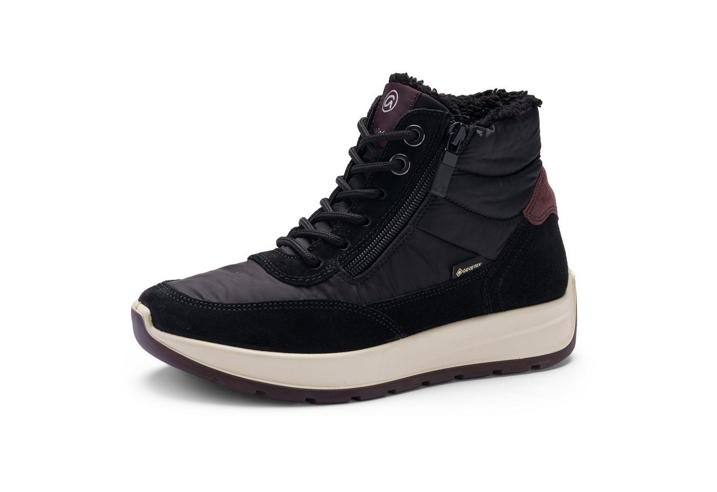 Ara NEW YORK Sneakerboots Winterboots, Snowboots mit Gore-Tex, H-Weite (rot/schwarz)