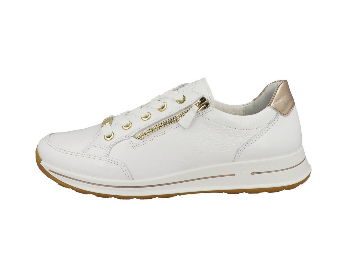 Ara Osaka 2.0 Damen Sneaker Turnschuhe, Sportschuhe, Freizeitschuhe, Halbschuhe, Schnürschuhe (weiß)
