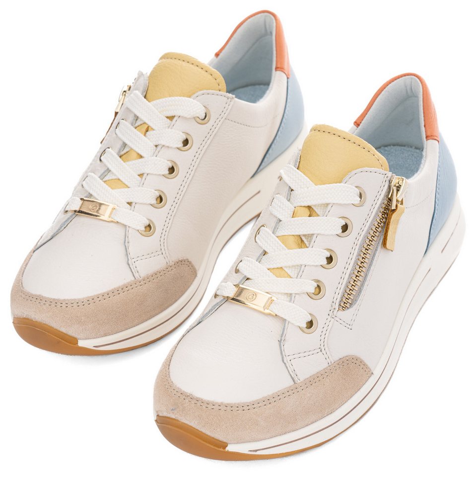 Ara OSAKA Keilsneaker, Freizeitschuh, Schnürschuh, Komfortschuh in Weite H (sehr weit) (weiß)