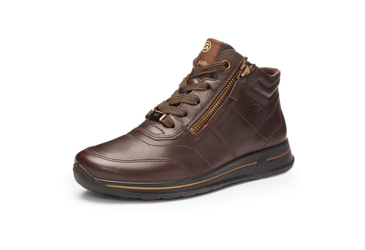 Ara OSAKA Schnürboots mit beidseitigen Reißverschlüssen, G-Weite