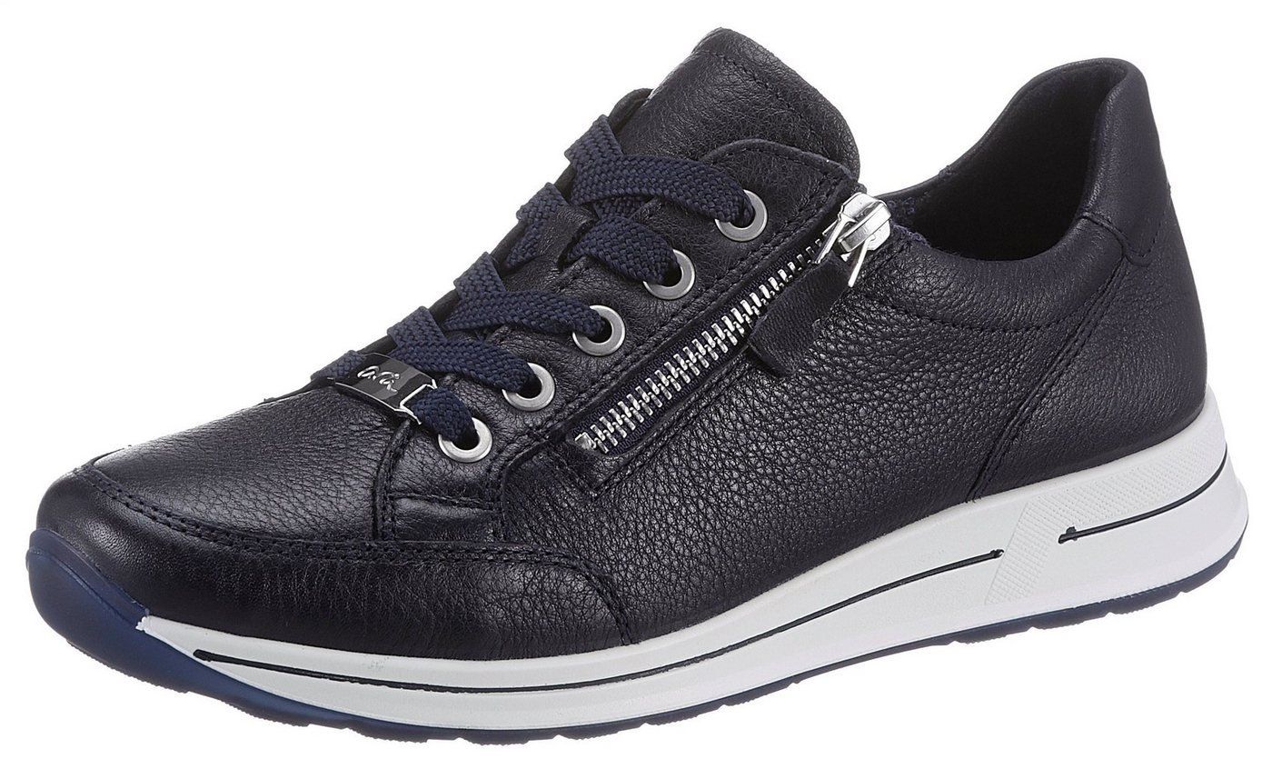 Ara OSAKA Sneaker Freizeitschuh, Halbschuh, Schnürschuh mit Reißverschluss, H-Weite