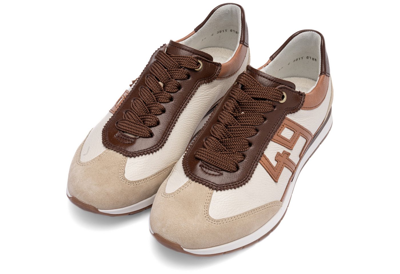 Ara PORTOFINO Sneaker Freizeitschuh, Halbschuh, Schnürschuh in Bequemweite G 1/2 (weit)