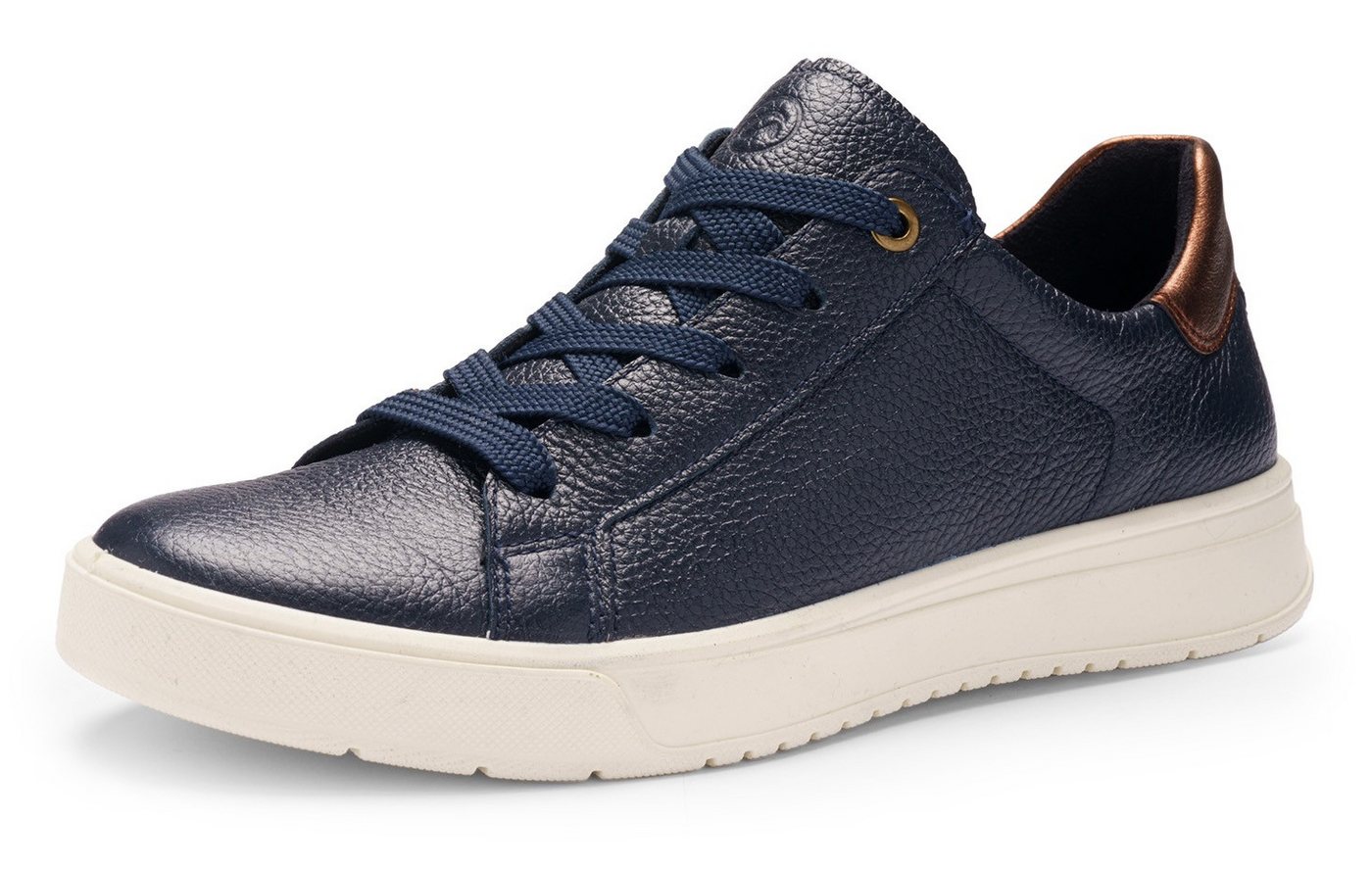 Ara ROM Sneaker Schnürschuh, Komfortschuh in Bequemweite G (weit)