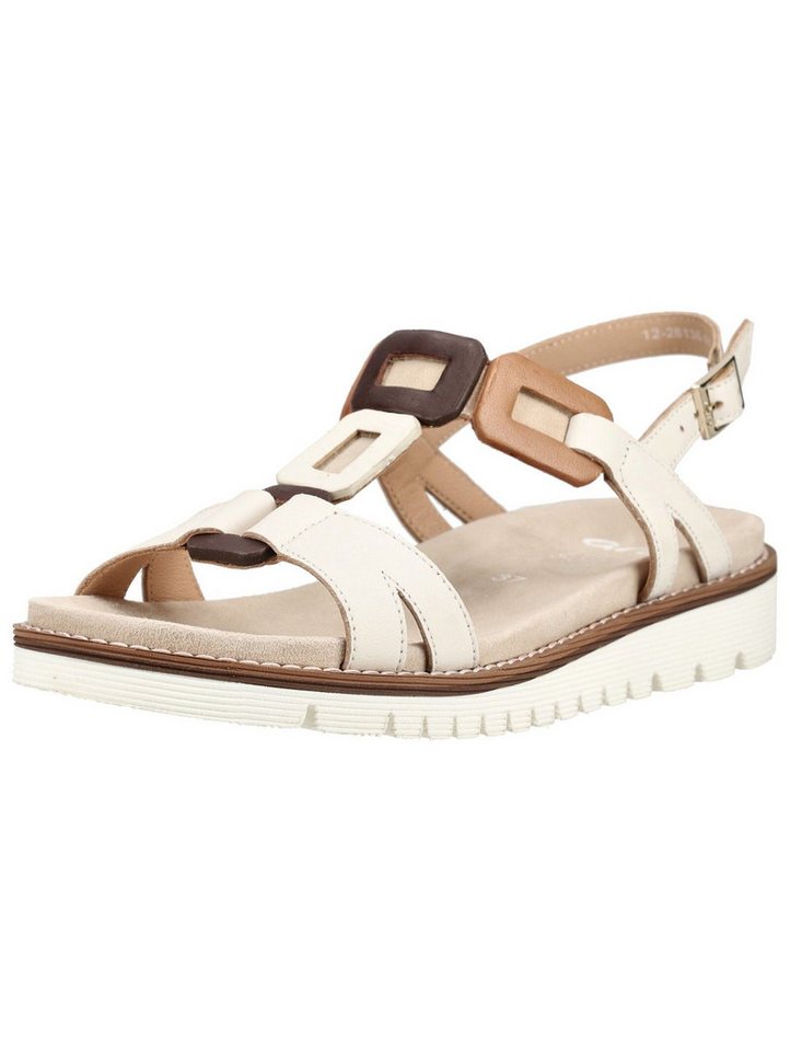 Ara Sandalen Glattleder Riemchensandale (braun/weiß)