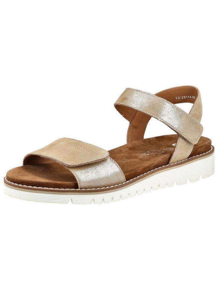 Ara Sandalen Veloursleder Riemchensandale (beige)