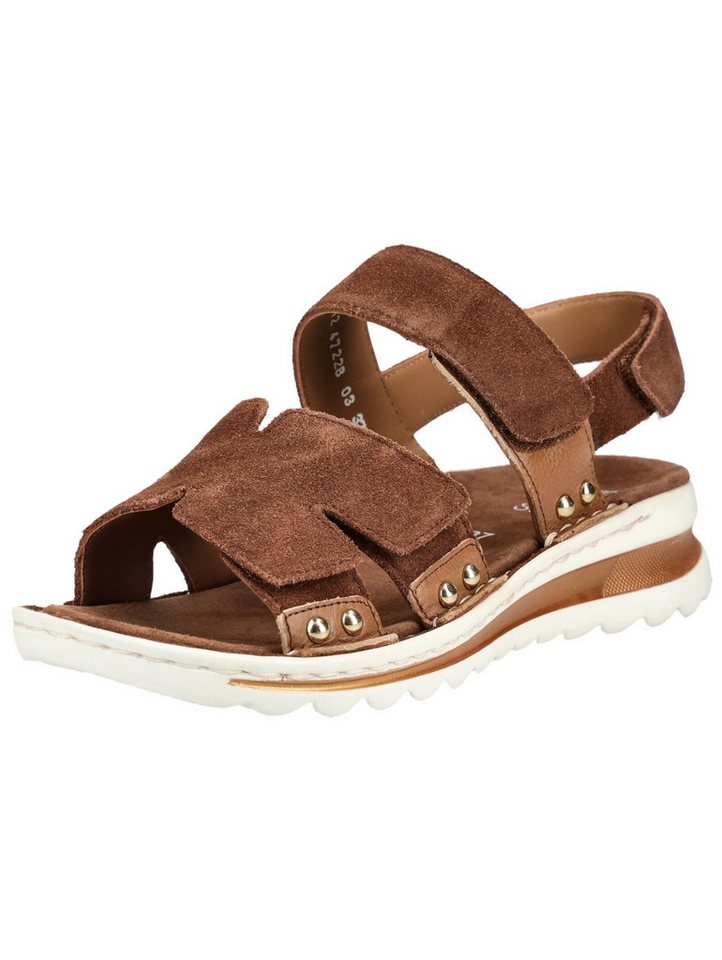 Ara Sandalen Veloursleder Riemchensandale (braun)