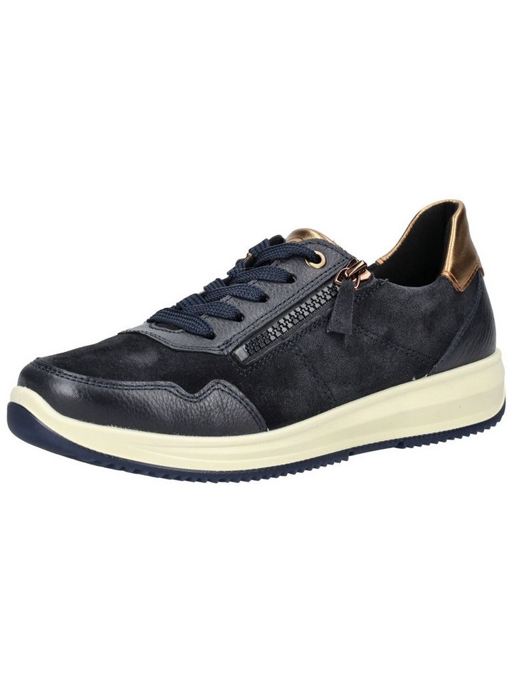 Ara Sneaker Leder Sneaker (blau/braun)
