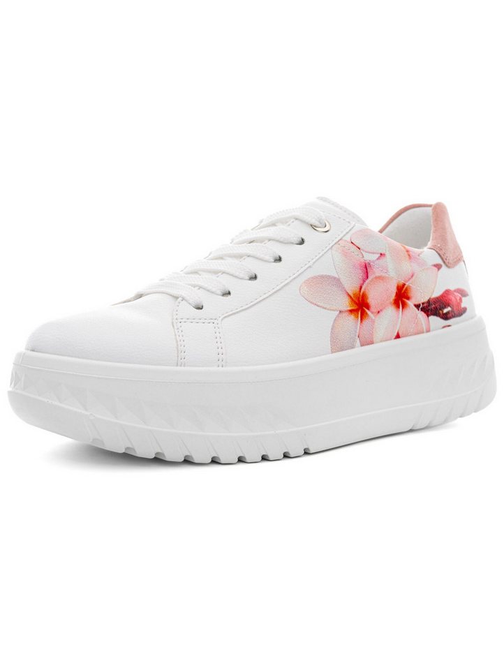 Ara Sneaker Lederimitat Plateausneaker (weiß)