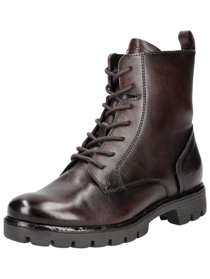 Ara Stiefelette Leder Schnürstiefelette (braun)