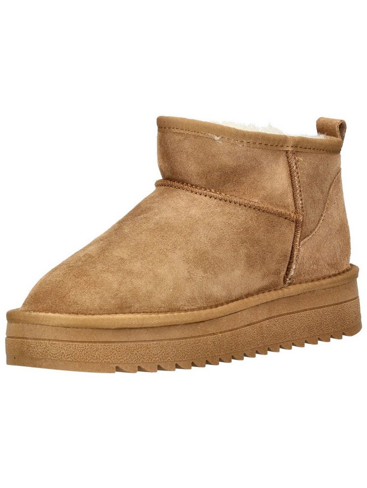 Ara Stiefelette Veloursleder Stiefelette (braun)