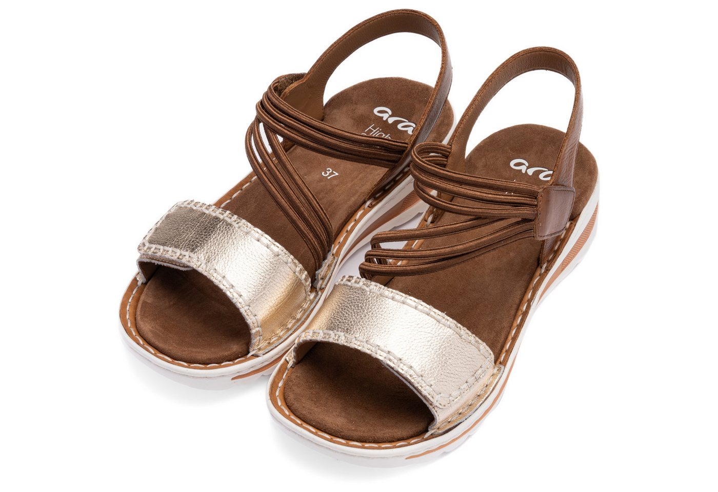 Ara TAMPA Keilsandalette Riemchensandale, Sommerschuh in bequemer Weite G (weit)