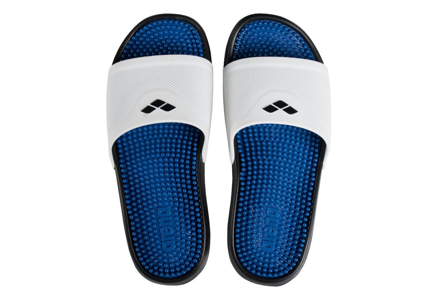 Arena Badelatschen Marco Badesandale mit Picot-Fußbett