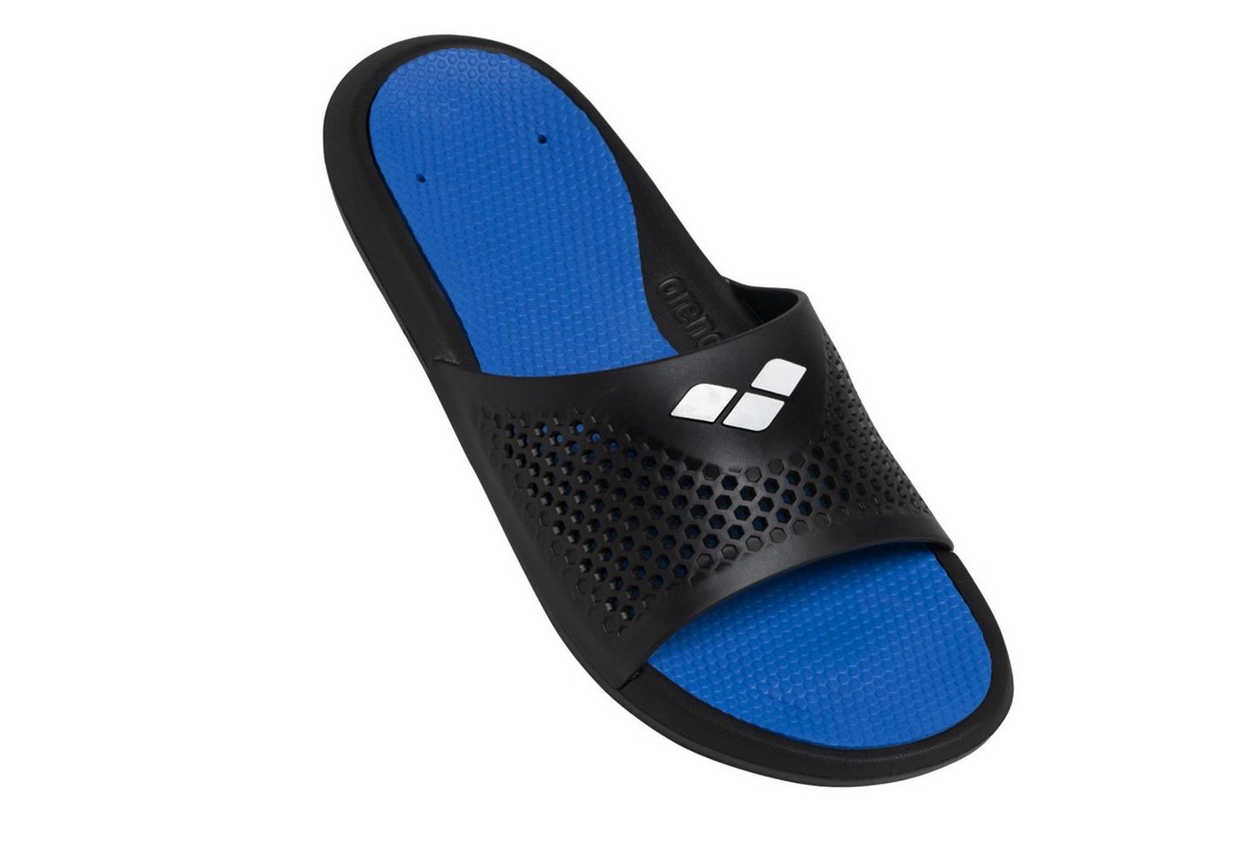 Arena Bruno Badepantolette mit perforierter Oberseite und Abflusslöcher