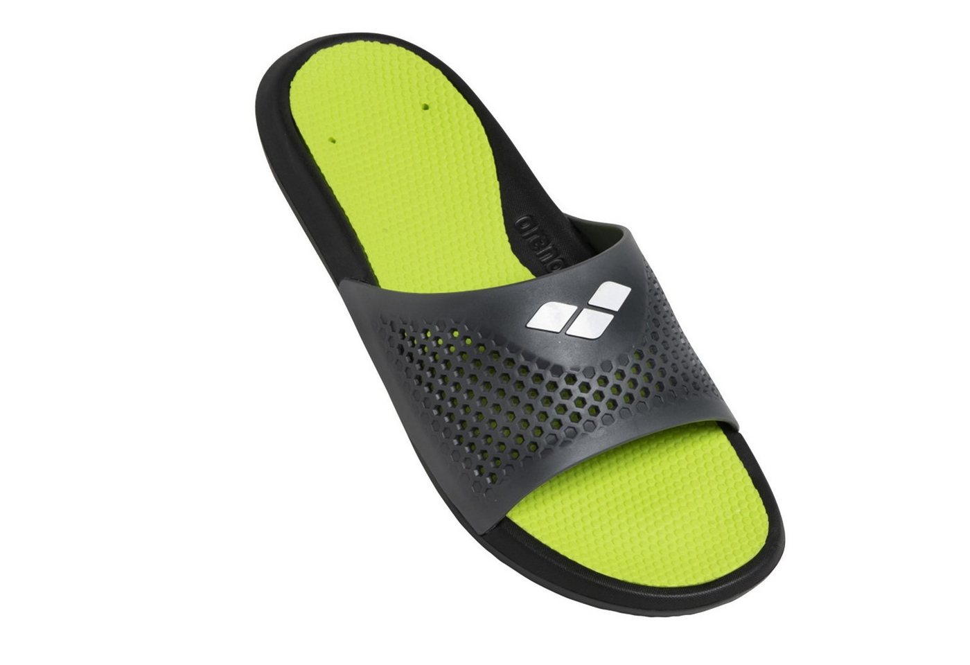 Arena Bruno Badepantolette mit perforierter Oberseite und Abflusslöcher