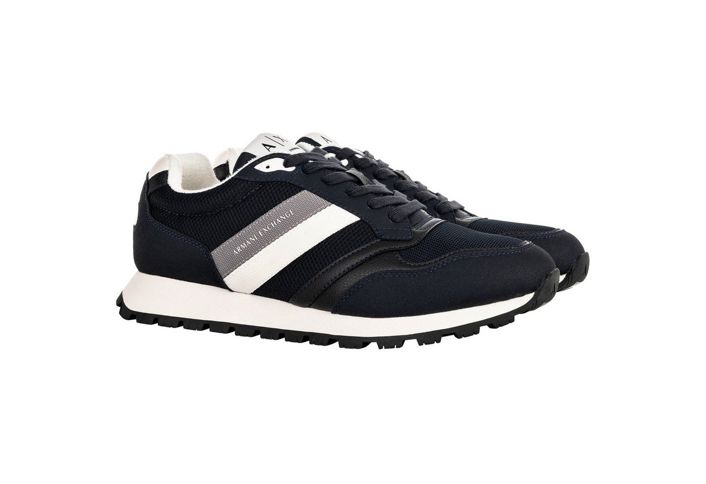 Armani Exchange Herren Sneaker 1er Pack Polyester Sneaker (blau)