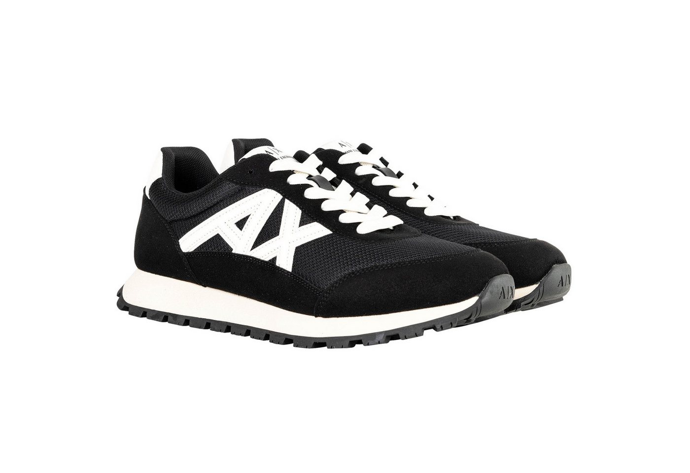 Armani Exchange Herren Sneaker Synthetisch Sneaker (schwarz/weiß)