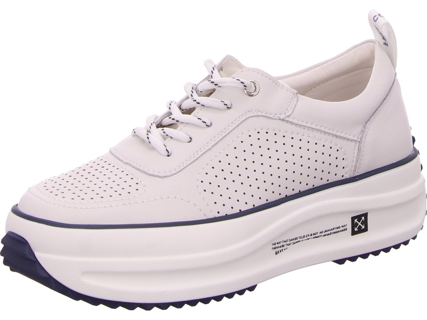 Artiker Schnürschuh echtes Leder (weiß)