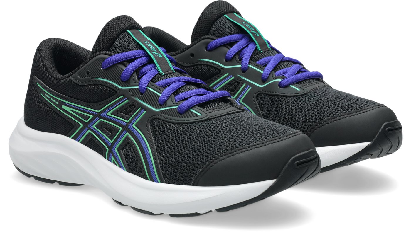 ASICS CONTEND 9 GS Laufschuh für Kinder & Jugendliche (schwarz/grün)