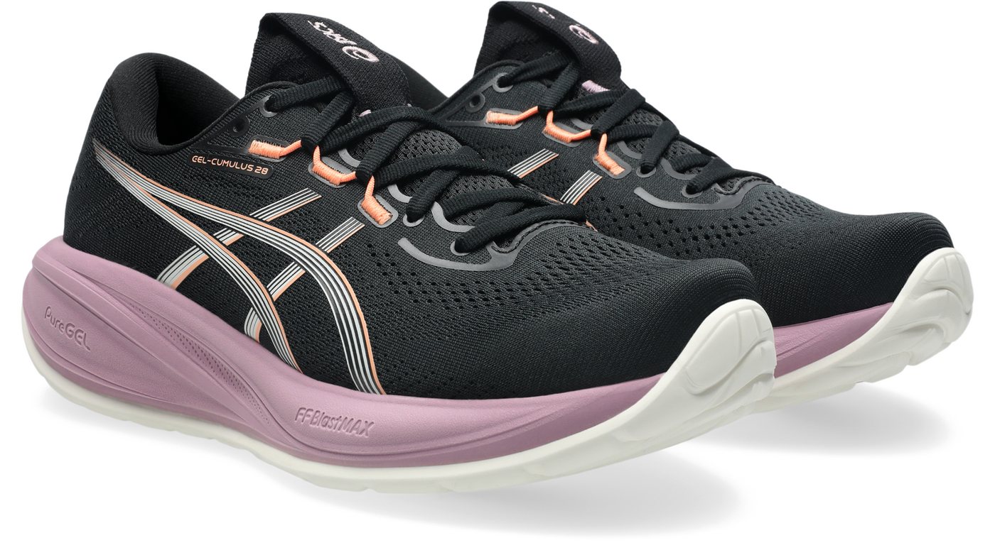 ASICS GEL-CUMULUS 28 Laufschuh sportlicher Stil, leicht profiliertes Laufsohlenprofil, Schnürung