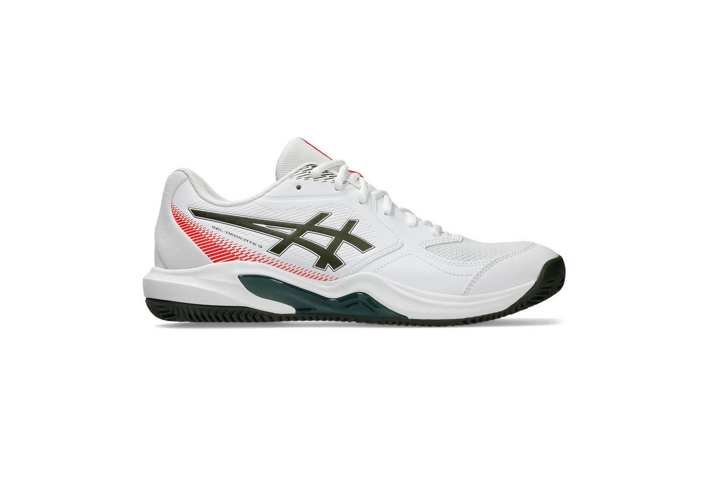 ASICS Gel-Dedicate 9 - Sandplatzcourt Tennisschuh Tennisschuh (weiß)