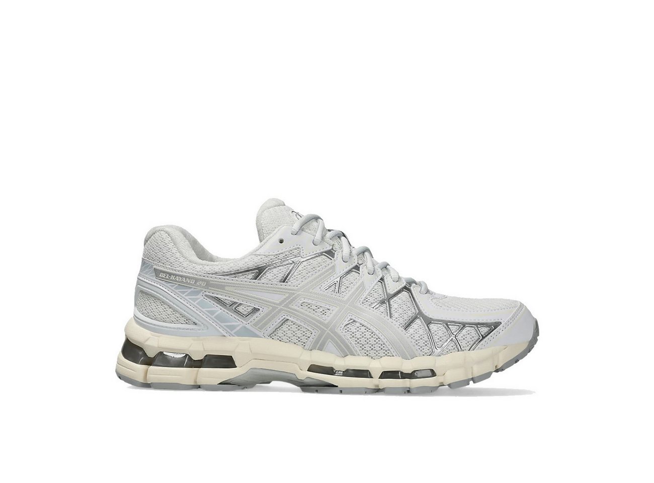 ASICS Gel-Kayano 20 Herren White Pure Silver Sneaker