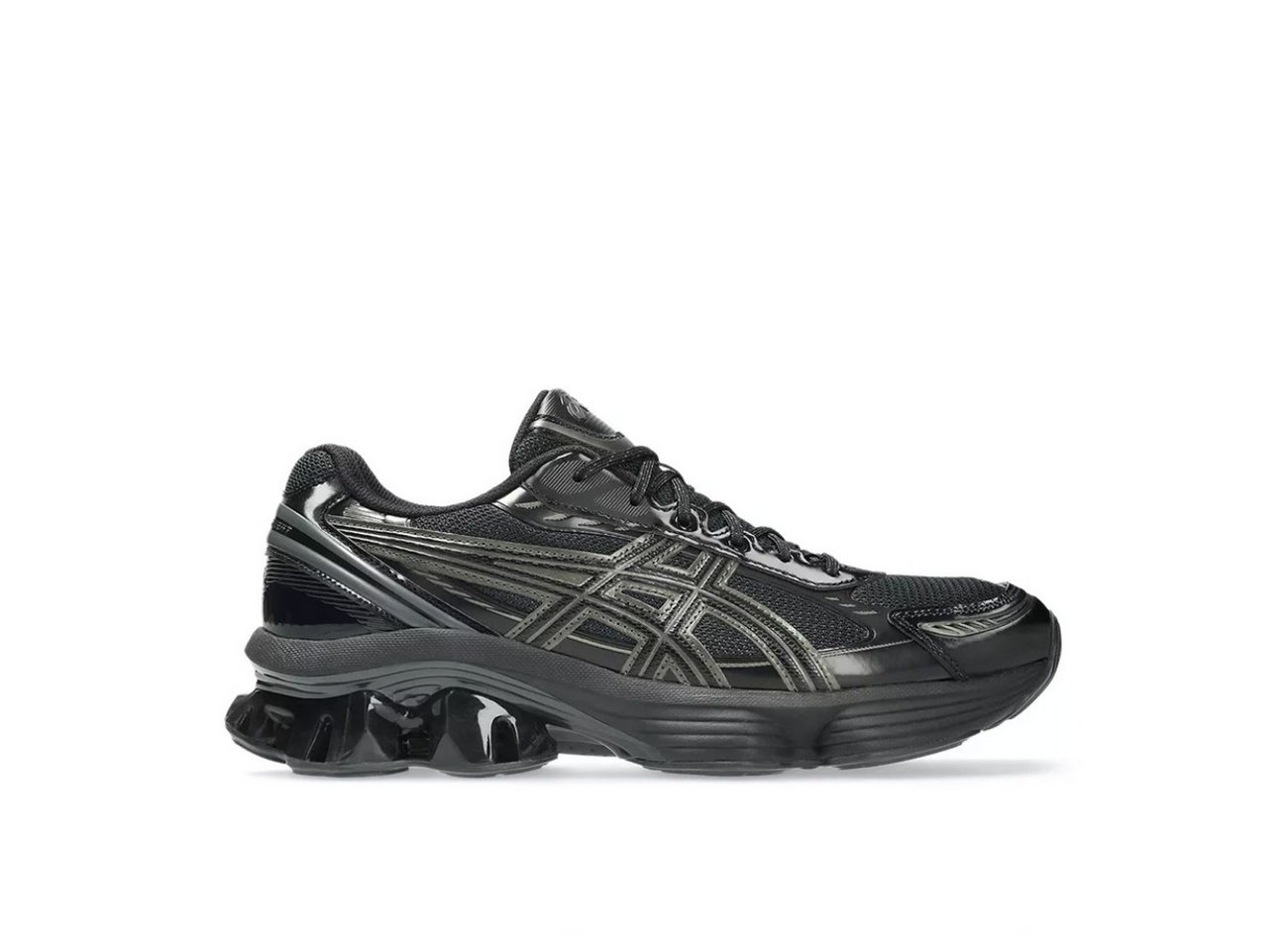 ASICS Gel-Kinetic Fluent Black Graphite Grey Sneaker