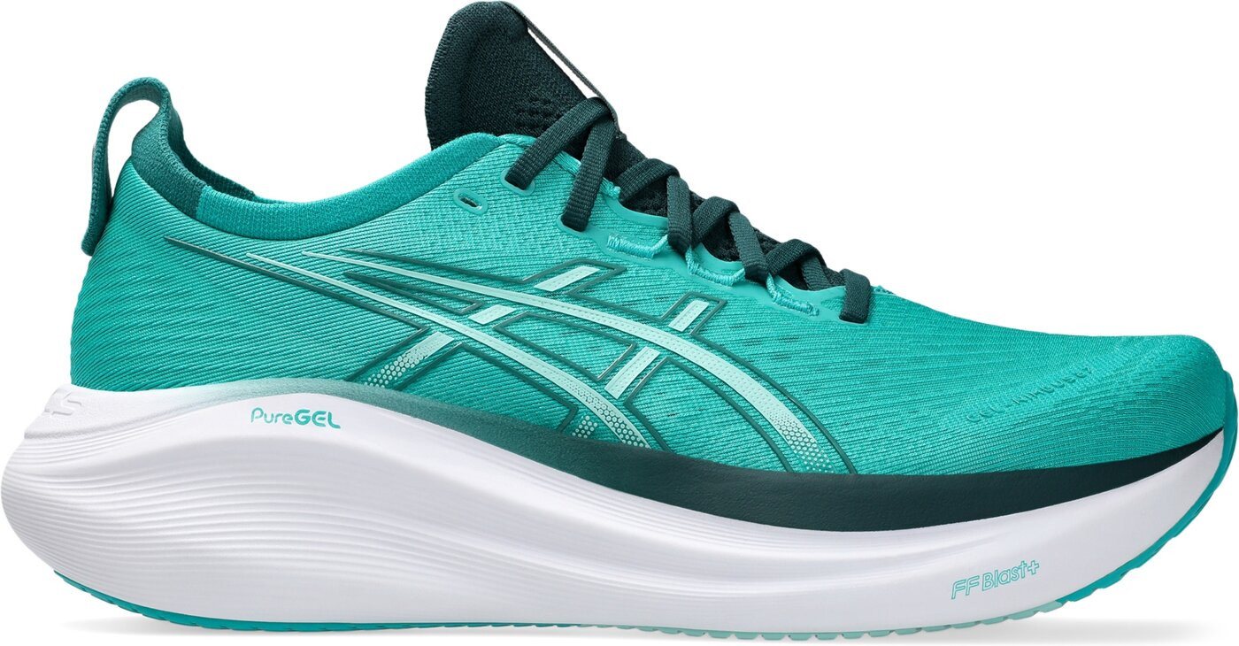 ASICS GEL-NIMBUS 27 WAVE TEAL/SAXON GREEN Laufschuh
