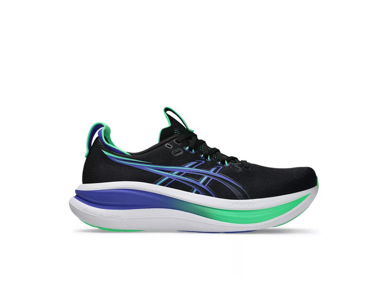 ASICS Gel-Nimbus 28 Herren Black Cobald Burst Laufschuh