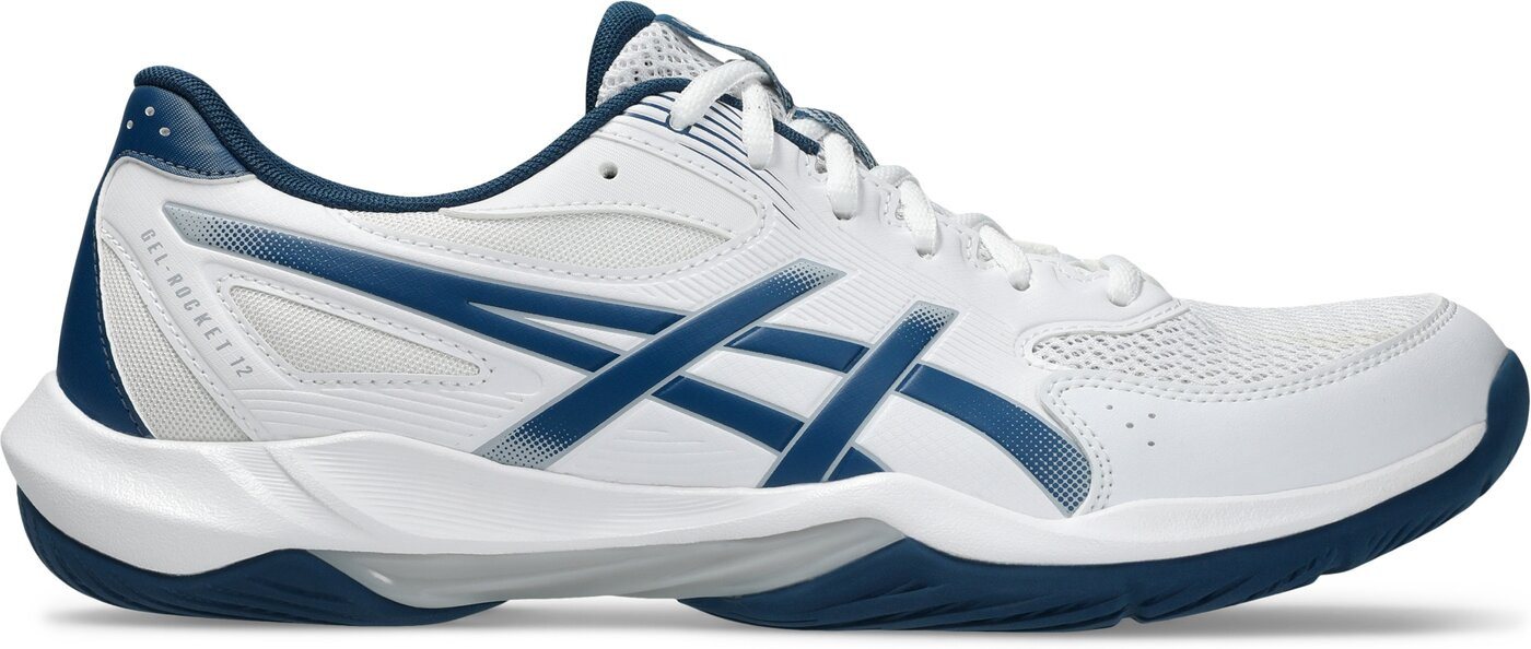 ASICS GEL-ROCKET 12 WHITE/MAKO BLUE Hallenschuh