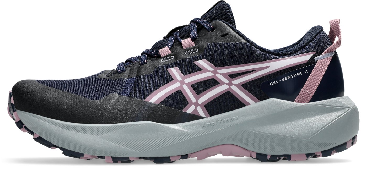 ASICS GEL-VENTURE 11 Trailrunningschuh mit profiliertem Gummi-Laufsohlenprofil, mit AMPLIFOAM PLUS Dämpfung (blau)