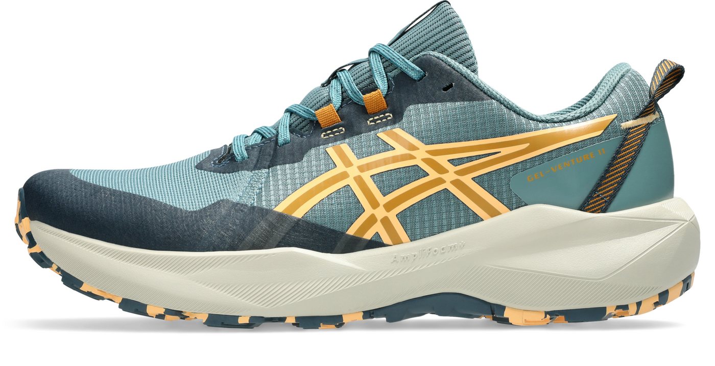 ASICS GEL-VENTURE 11 Trailrunningschuh mit profiliertem Gummi-Laufsohlenprofil, mit AMPLIFOAM PLUS Dämpfung (grün)